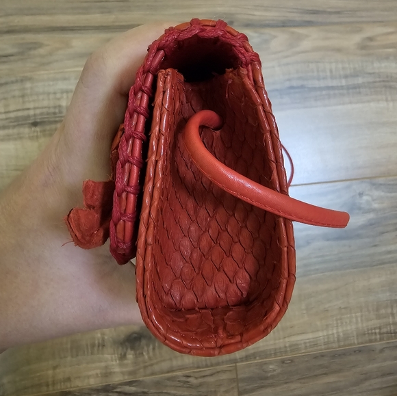 ❤️🎉🎉🎉HOST PICK🎉🎉🎉❤️CARLOS FALCHI,Python Crossbody Bag - Picture 6 of 8